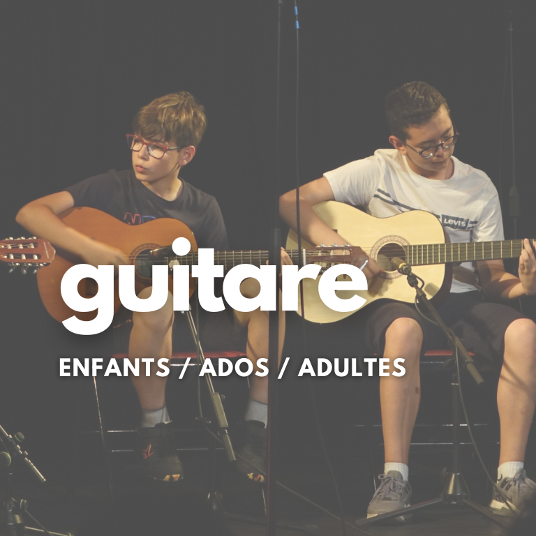 Cours de guitare pour enfants, ados et adultes à Oullins